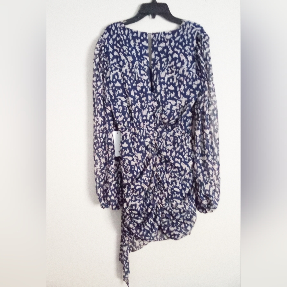 SALE Willow Piper NWT Long Sleeve Leapord Minidress - Picture 6 of 7